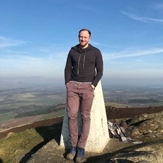 Tom on a Mountain!