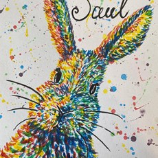 A colourful Bunny Rabbit for Saul