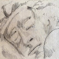 A quick study from a sculpture in the Musée d'Orsay, Paris