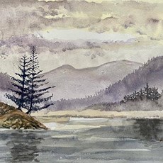 Watercolour painting done in 2000